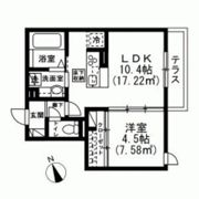 ソレイユ調布の間取り画像