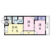 北野ハイツの間取り画像