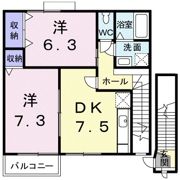 プリムヴェールの間取り画像