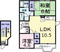 エクセレントパークAの間取り画像