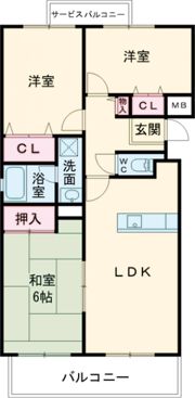 ツインピアの間取り画像