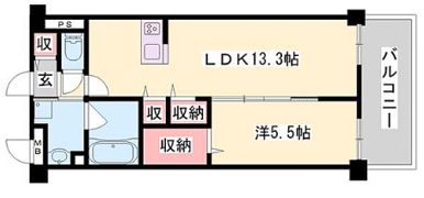 OA FLAT阿成の間取り画像