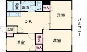 カームモリの間取り画像
