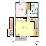 ジュン キャッスルの間取り画像