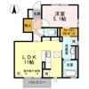 ハピネス高田 Bの間取り画像