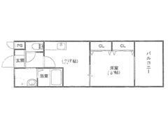 ギャラン吉野町の間取り画像