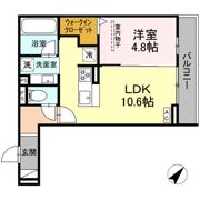 ディーシャンブル富田の間取り画像