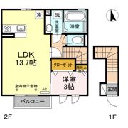 ベル アルモニーの間取り画像