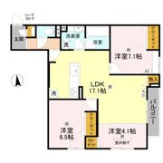 WEALTH JOTO Ⅱの間取り画像