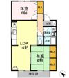 サニーハイツ橋本 A棟の間取り画像