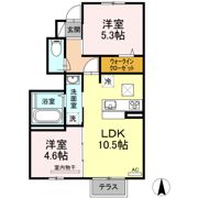 モンテアジュール Ⅲの間取り画像