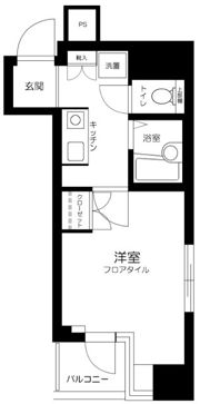 スカイコート池袋東口の間取り画像