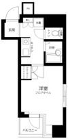 スカイコート池袋東口の間取り画像