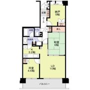 越谷南パークホームズの間取り画像