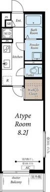 リブリ・スカイコートITOの間取り画像