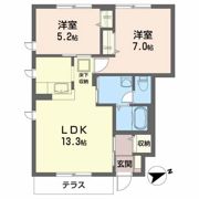 ディアスモダン明石台IIの間取り画像
