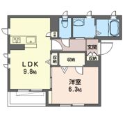 フリーデンハイムの間取り画像