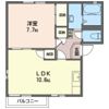 第2 サンハイツ田中 Bの間取り画像