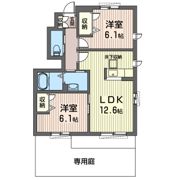 ラフィーネ宇都宮の間取り画像