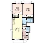リビオン俊の間取り画像