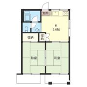 下原ハイツの間取り画像