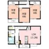 クーボライト諏訪町B棟の間取り画像