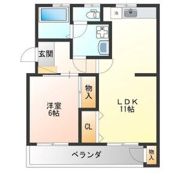アワノハイツの間取り画像