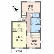 シャーメゾン和泉大宮の間取り画像