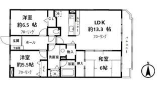 ロイヤルヒルズ高砂の間取り画像