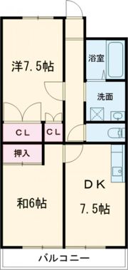 セキレイマンション大川の間取り画像