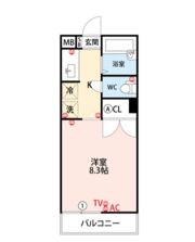 カーサビアンカの間取り画像