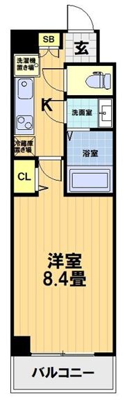 ウインドベル二条駅の間取り画像