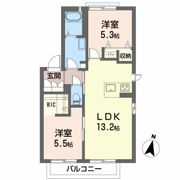 シャーメゾン西久万 C棟の間取り画像