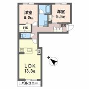 プエンテ サツキの間取り画像