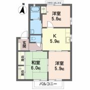 メゾンボヌール D棟の間取り画像