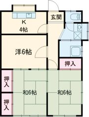 ソアラ22前田アパートの間取り画像