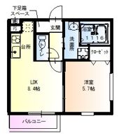 フジパレス森河内西Ⅱ番館の間取り画像
