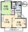 バリュージュ徳田 A棟の間取り画像