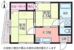 嶋津コーポの間取り画像