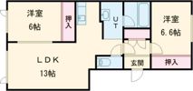 ハイツ楓の間取り画像