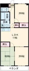 メゾンパークサイドの間取り画像