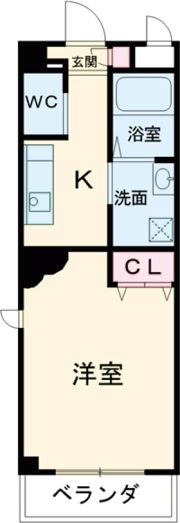 プラリア竹田の間取り画像