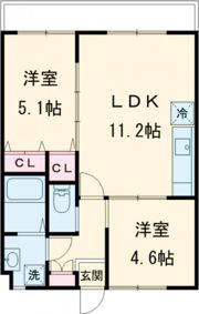 Bonheur桜の間取り画像