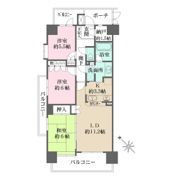 ガーデナヴィルラグナ市川妙典の間取り画像