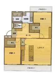ハイライズ戸ヶ崎の間取り画像