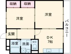 富士マンションの間取り画像