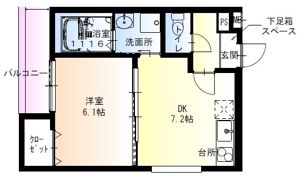 フジパレス月出町Ⅲ番館の間取り画像