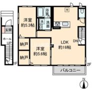SILKYHEIM B棟の間取り画像