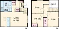 サンラプロ折尾西 A棟の間取り画像