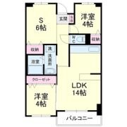 パークビュー四ツ池の間取り画像